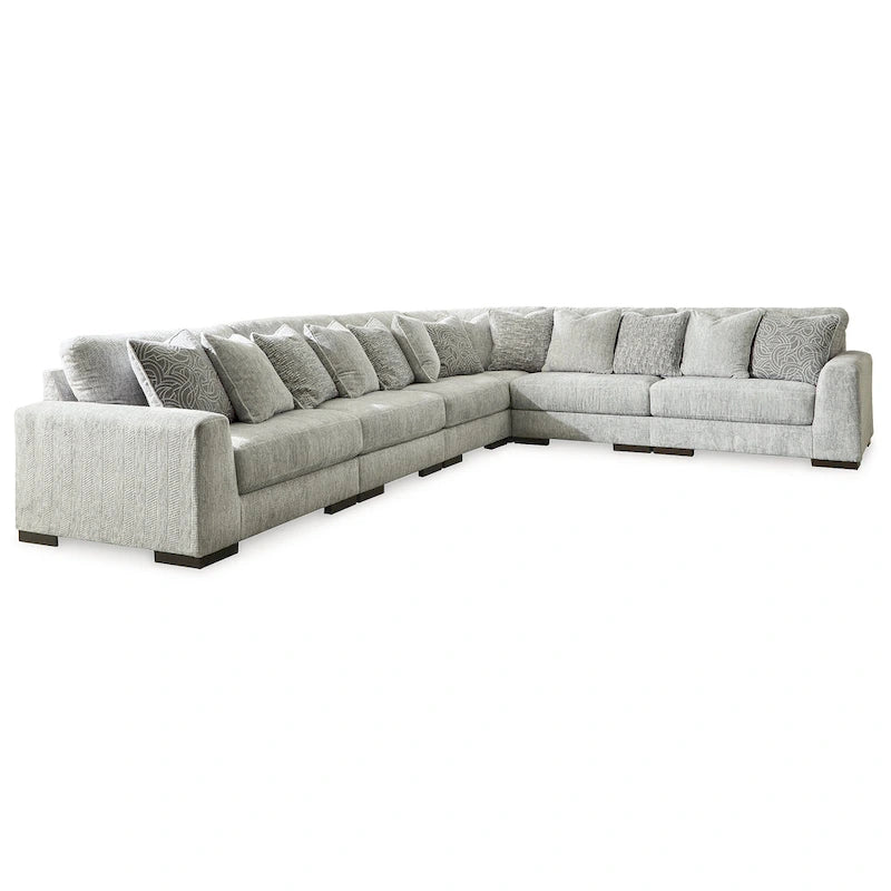 Signature Design by Ashley Regent Park Pewter, sectionnel 6 pièces - 171 larg. x 132 prof. x 39 haut.