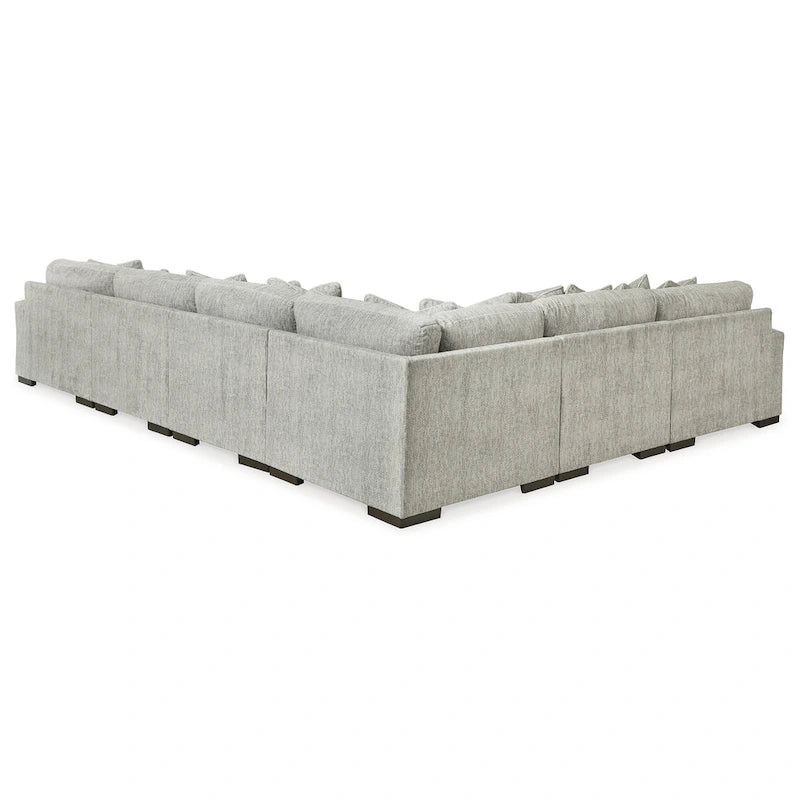 Signature Design by Ashley Regent Park Pewter, sectionnel 6 pièces - 171 larg. x 132 prof. x 39 haut.