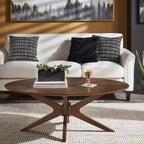 Tables à la finition noyer Rondo Mid-Century par iNSPIRE Q Modern