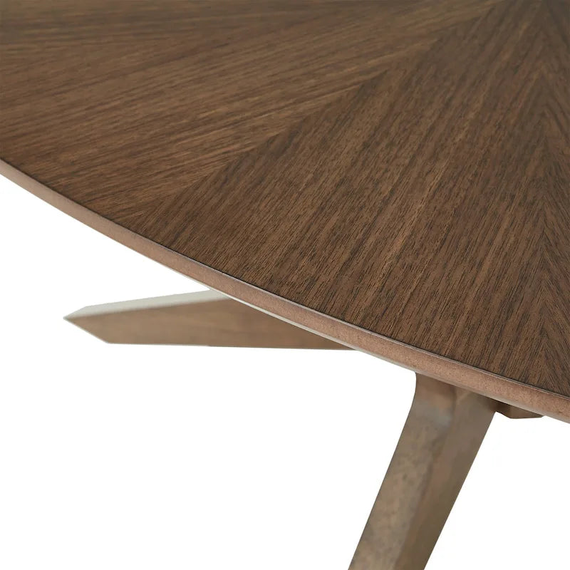 Tables à la finition noyer Rondo Mid-Century par iNSPIRE Q Modern