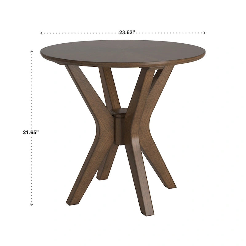 Tables à la finition noyer Rondo Mid-Century par iNSPIRE Q Modern