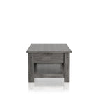 Table basse Aranda Rustic Grey 43 pouces en bois à 1 étagère par Furniture of America