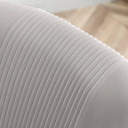 SEYNAR Chaise de salle à manger ou chaise de vanité moderne glamour en velours plissé bouclé (lot de 2) avec poignée arrière