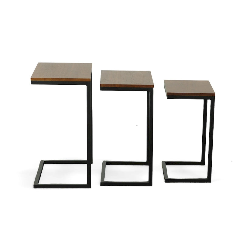Carolina Living Ensemble de tables gigognes Addison