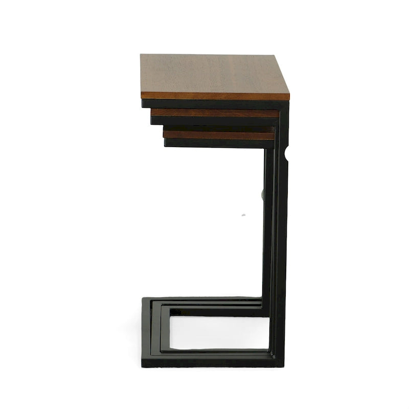 Carolina Living Ensemble de tables gigognes Addison