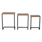 Carolina Living Ensemble de tables gigognes Addison