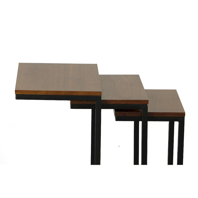 Carolina Living Ensemble de tables gigognes Addison