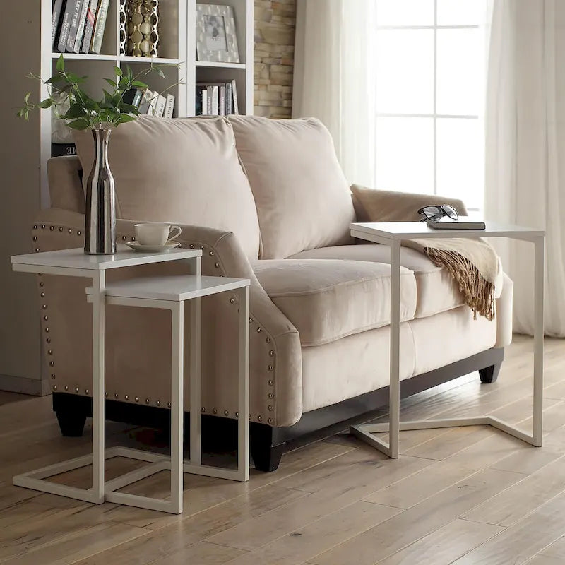 Carolina Living Ensemble de tables gigognes Addison