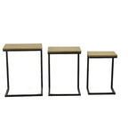 Carolina Living Ensemble de tables gigognes Addison