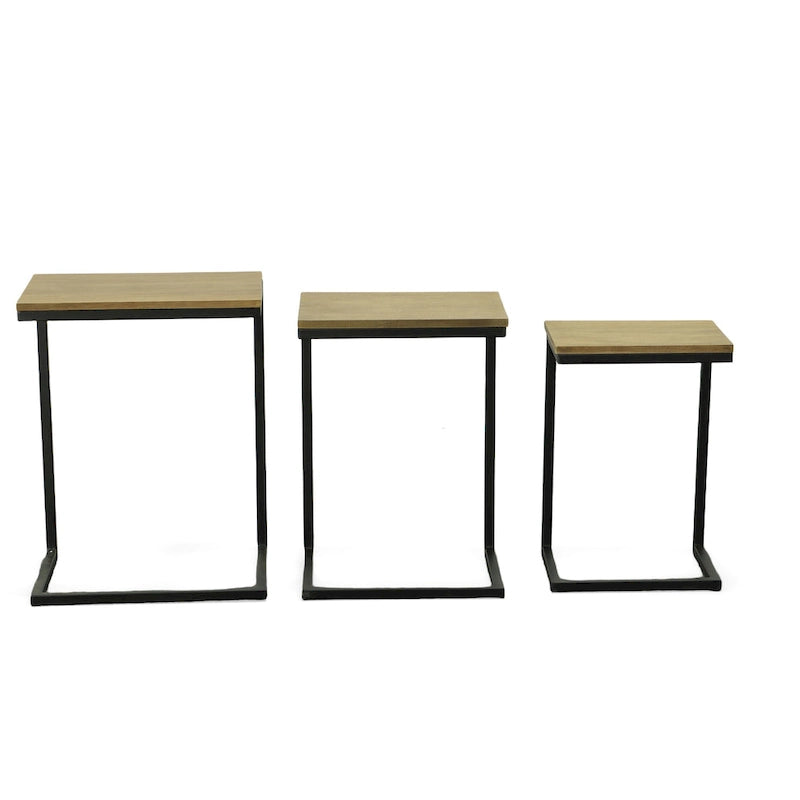 Carolina Living Ensemble de tables gigognes Addison