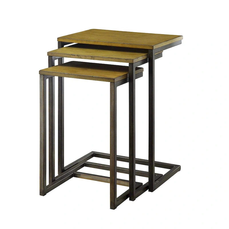 Carolina Living Ensemble de tables gigognes Addison