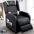 BOSSIN Fauteuil inclinable de jeu Style course Dossier haut Fauteuil inclinable de salon Sièges de cinéma