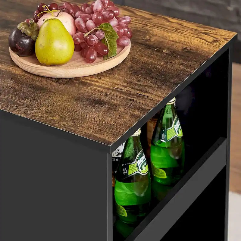 Ensemble de salle à manger 3 pièces, ensemble de table à manger hauteur comptoir pour 2 personnes, ensemble de table de cuisine compact