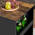 Ensemble de salle à manger 3 pièces, ensemble de table à manger hauteur comptoir pour 2 personnes, ensemble de table de cuisine compact