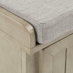 Banc de rangement Granger avec coussin en lin par iNSPIRE Q Classic
