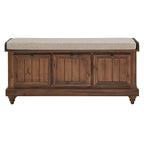 Banc de rangement Granger avec coussin en lin par iNSPIRE Q Classic