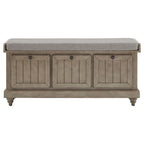 Banc de rangement Granger avec coussin en lin par iNSPIRE Q Classic