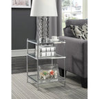 Table d'appoint en verre à 3 niveaux Royal Crest de Convenience Concepts