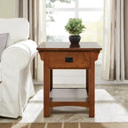 Leick Home Mission Impeccable Table d'appoint avec tiroir