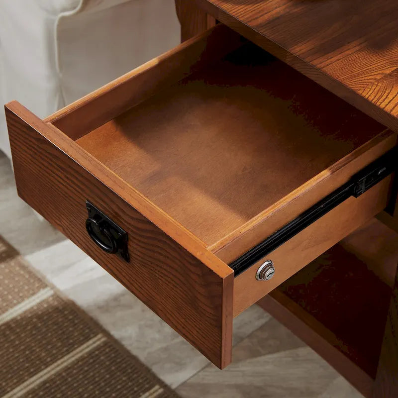 Leick Home Mission Impeccable Table d'appoint avec tiroir