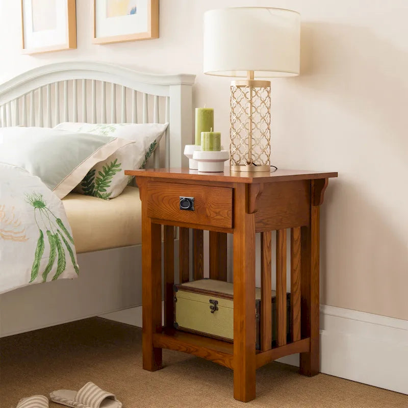 Leick Home Mission Impeccable Table d'appoint avec tiroir