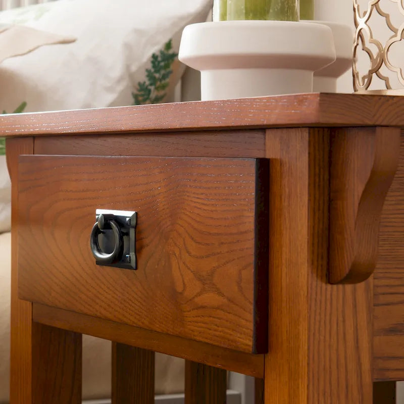 Leick Home Mission Impeccable Table d'appoint avec tiroir
