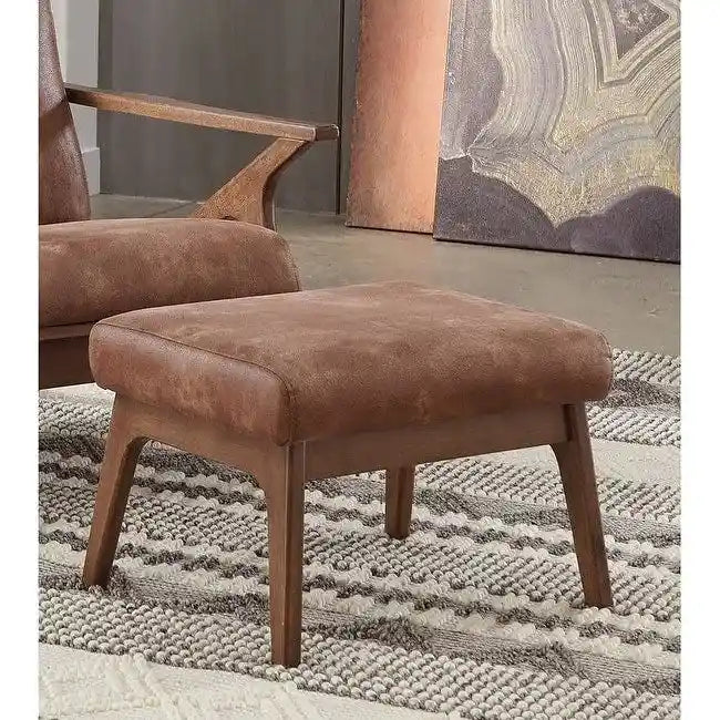 Pouffe en bois massif Bianca par Simple Living