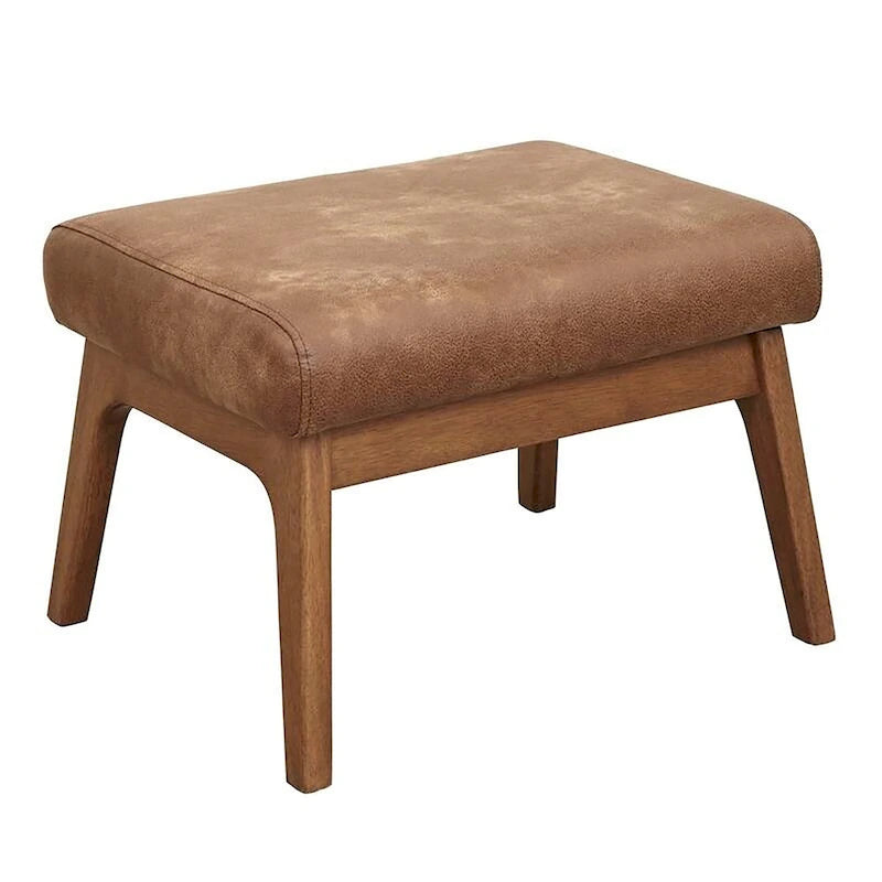 Pouffe en bois massif Bianca par Simple Living