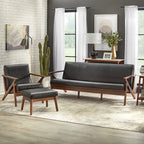 Pouffe en bois massif Bianca par Simple Living