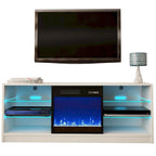 Meuble TV moderne Manhattan Electric Fireplace de 58 pouces