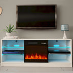 Meuble TV moderne Manhattan Electric Fireplace de 58 pouces