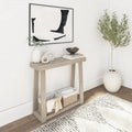 Table console classique avec étagère Plank and Beam - 36