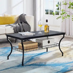 Ensemble de 3 tables basses d'appoint, style vintage avec 2 tables de bout