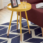 Table d'appoint ronde Marcella avec plateau amovible à rebords, de iNSPIRE Q Modern