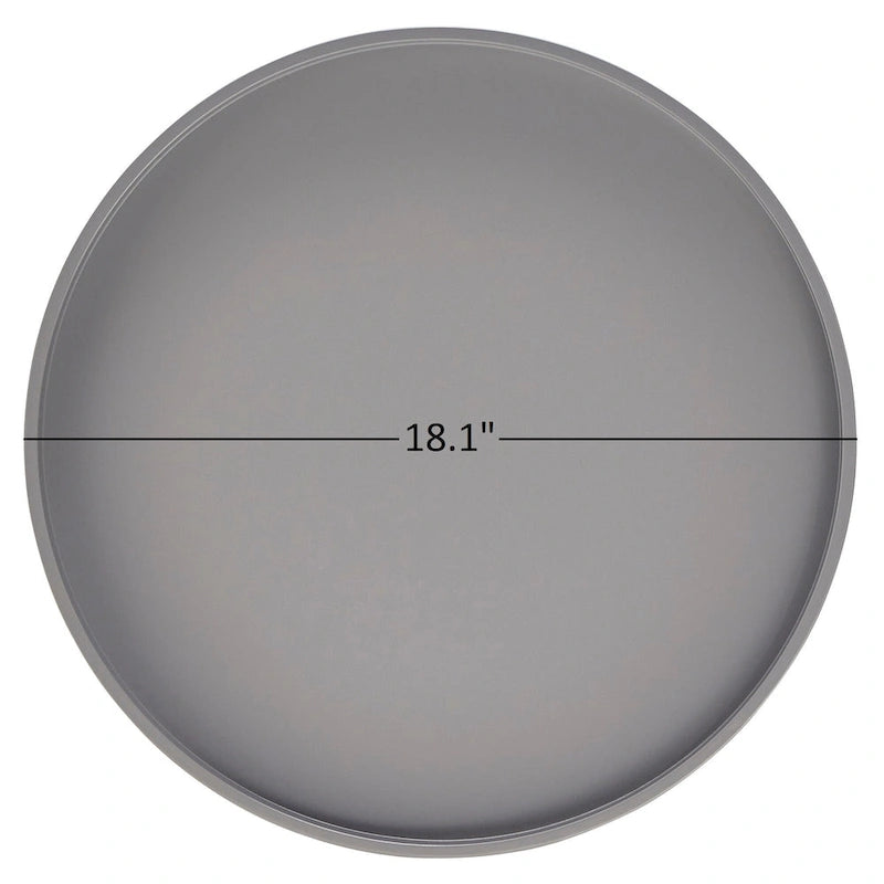 Table d'appoint ronde Marcella avec plateau amovible à rebords, de iNSPIRE Q Modern