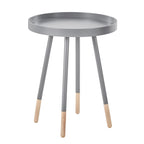 Table d'appoint ronde Marcella avec plateau amovible à rebords, de iNSPIRE Q Modern