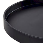 Table d'appoint ronde Marcella avec plateau amovible à rebords, de iNSPIRE Q Modern