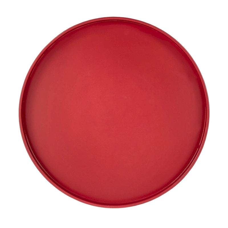 Table d'appoint ronde Marcella avec plateau amovible à rebords, de iNSPIRE Q Modern