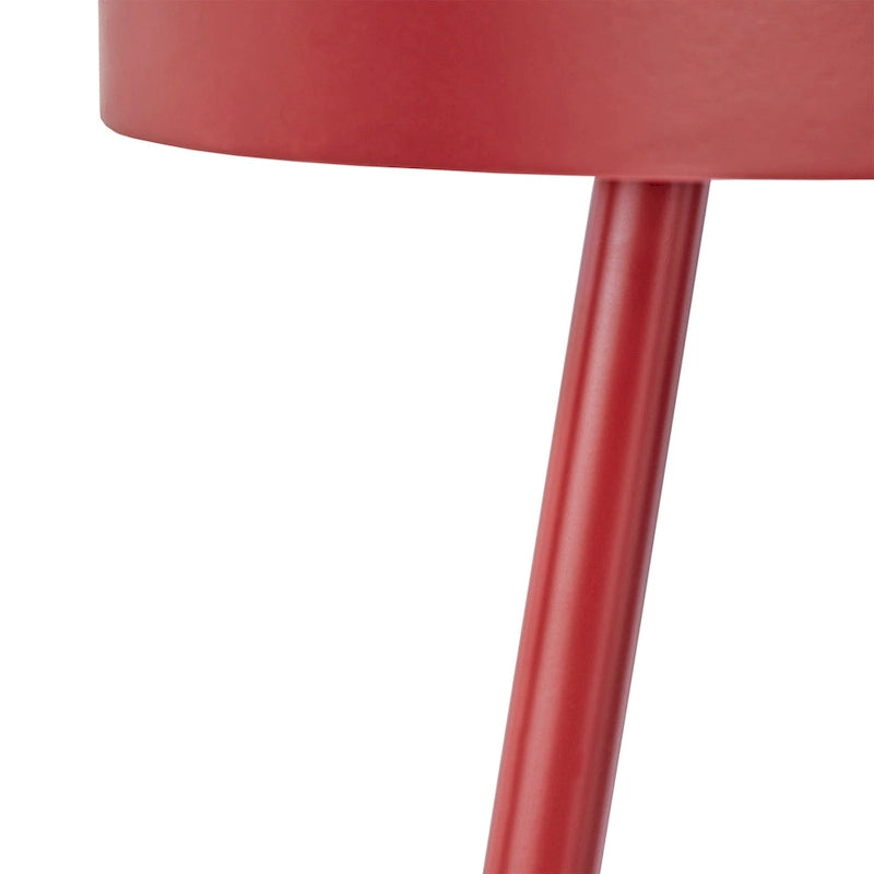 Table d'appoint ronde Marcella avec plateau amovible à rebords, de iNSPIRE Q Modern