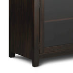 WYNDENHALL Essex Buffet en bois massif contemporain de 54 pouces de large, en acajou - 54 pouces de large