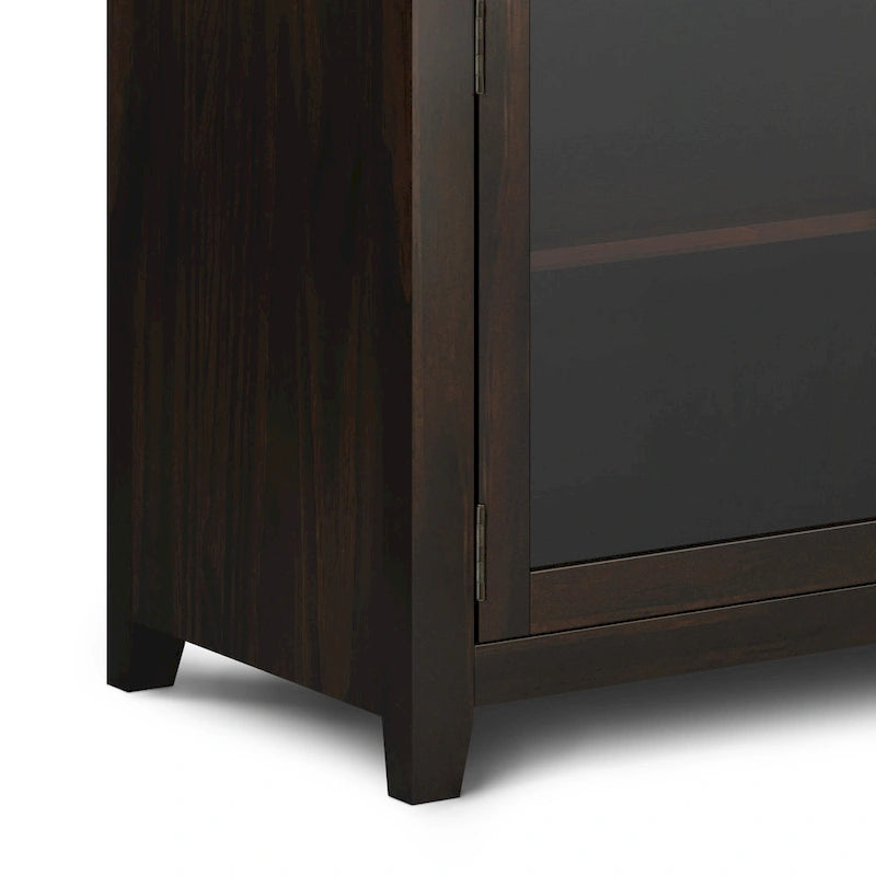WYNDENHALL Essex Buffet en bois massif contemporain de 54 pouces de large, en acajou - 54 pouces de large