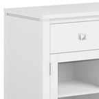 WYNDENHALL Essex Buffet en bois massif contemporain de 54 pouces de large, en acajou - 54 pouces de large