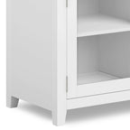 WYNDENHALL Essex Buffet en bois massif contemporain de 54 pouces de large, en acajou - 54 pouces de large