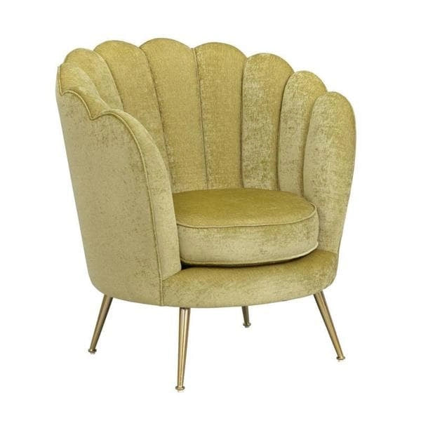 angelo:HOME Chaise Twila à dossier festonné
