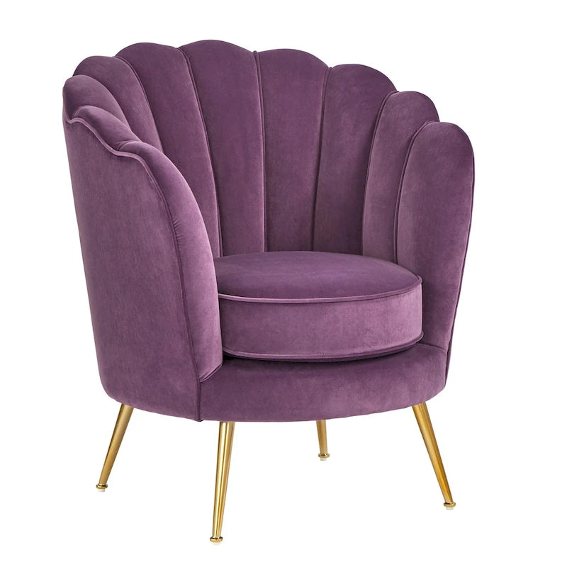 angelo:HOME Chaise Twila à dossier festonné