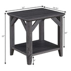 Table d'appoint Winston de Convenience Concepts avec étagère