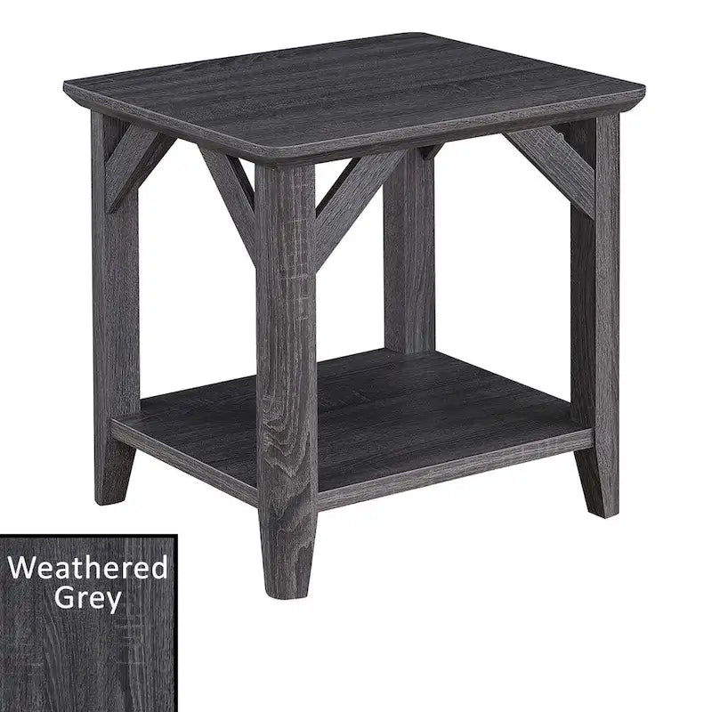Table d'appoint Winston de Convenience Concepts avec étagère