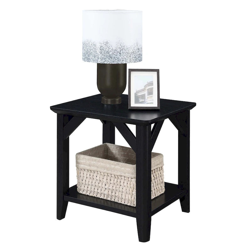 Table d'appoint Winston de Convenience Concepts avec étagère