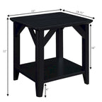 Table d'appoint Winston de Convenience Concepts avec étagère