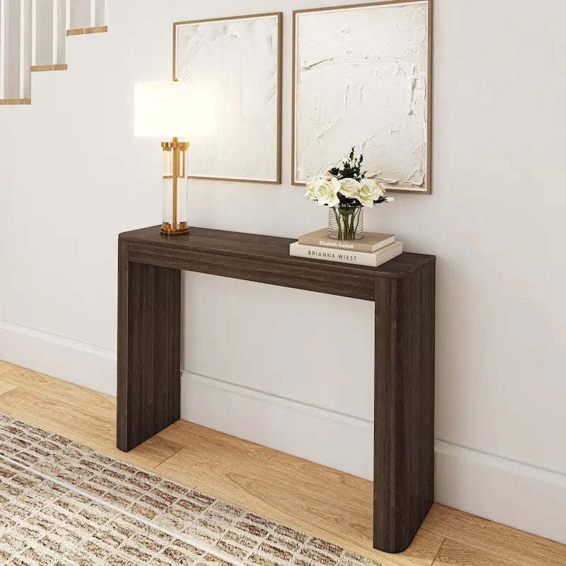 Table console contour à planches et poutres - 46
